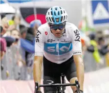  ?? BILD: SN/APA/AFP ?? Chris Froome feierte auf der 19. Giro-Etappe einen Solosieg.