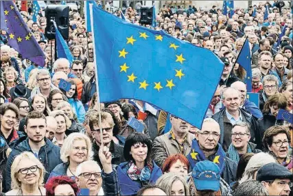  ?? MICHAEL PROBST / AP ?? Europa és el millor antídot contra el retrocés de la democràcia que provoquen els populismes