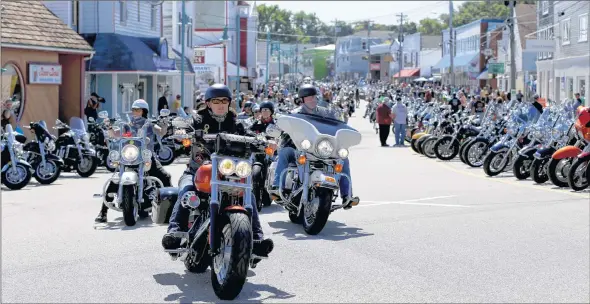  ?? KARLA KELLY ?? Bikers who attend the Wharf Rat Rally are encouraged to register at stations that will be set up.