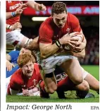  ?? EPA ?? Impact: George North