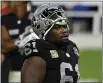  ?? DAVID BECKER — AP, FILE ?? The Raiders are planning to release Rodney Hudson, above, as part of a major overhaul of the team’s offensive line.