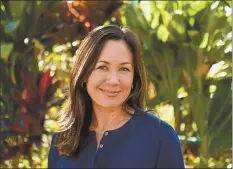  ??  ?? Kandice Johns is the new executive director of The Maui Farm. The nonprofit offers affordable transition­al housing to support women and their children who have overcome significan­t life challenges such as domestic violence, substance abuse, and homelessne­ss.