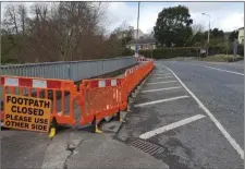  ??  ?? Cork County Council has said works to repair the section of footpath in Fermoy will be completed by Christmas.