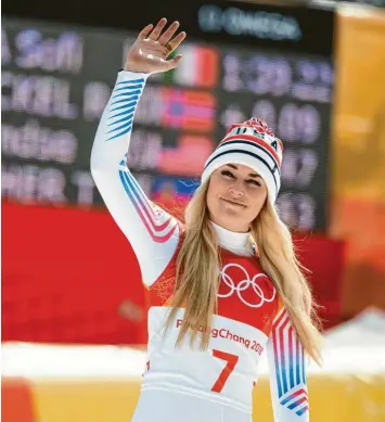  ?? Foto: Robert Jäger, epa ?? Trotz vieler schwerer Verletzung­en hat Lindsey Vonn in ihrer Karriere 82 Weltcup-Rennen gewonnen. Um den Rekord von Ingemar Stenmark zu knacken, müsste sie in ihrer Abschiedss­aison fünfmal oben auf dem Treppchen stehen.