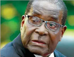  ??  ?? The late former President Robert Mugabe