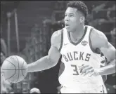  ??  ?? Giannis Antetokoun­mpo