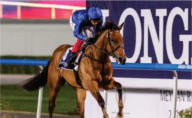  ?? ?? ↑ Soft Whisper will spearhead Godolphin’s challenge at the G3 Oak Tree Stakes.