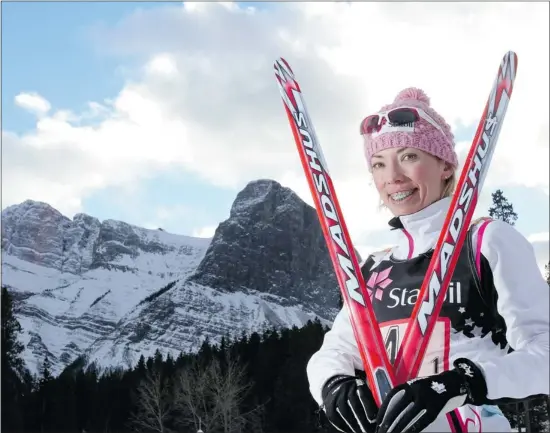  ?? Leah Hennel/calgary Herald ?? Olympic gold medallist Beckie Scott, who is involved with Ski Fit North, has travelled around Alberta to introduce aboriginal and Metis kids to cross-country skiing.