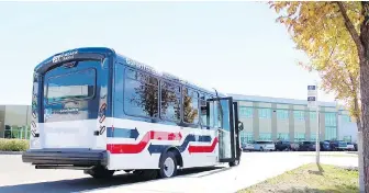  ?? VIA PACIFIC WESTERN TRANSIT ?? Three 18-seater buses from Fort Saskatchew­an, Alta. are on their way to Tofino’s Long Beach Airport to become part of the first public transporta­tion system on West Vancouver Island.