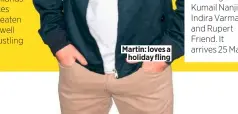  ?? ?? Martin: loves a holiday fling