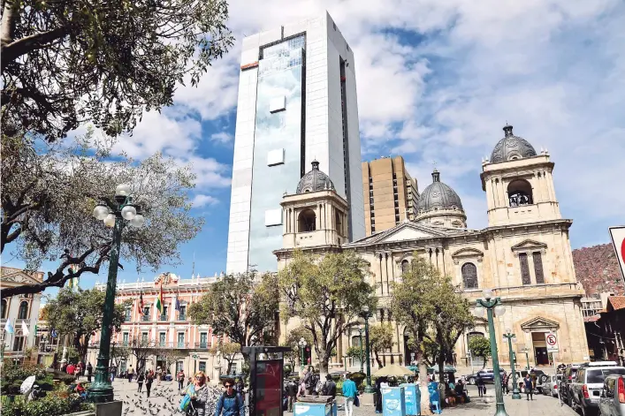  ?? FOTOS: MARKA REGISTRADA ?? “La casa grande del pueblo”. Vista exterior del nuevo edificio que tiene 29 niveles y sustituirá al Palacio Quemado.