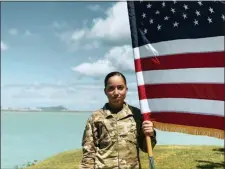  ?? XIARA MERCADO VIA AP ?? In this June 2019, photo, U.S. Air Force Senior Airman Xiara Mercado stands at Pearl Harbor, Hawaii.