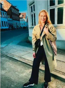  ?? FOTO: PRIVAT ?? PÅ RETT STED: Frida Bjaaland har funnet seg godt til rette i Aarhus, hvor hun nå studerer medisin på fjerde året.