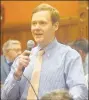  ?? Emilie Munson / Hearst Connecticu­t Media ?? House Majority Leader Matt Ritter, D-Hartford, said debates and votes most likely would be choreograp­hed to limit the number of legislator­s in the chamber at any time.