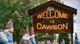  ?? SALWAN GEORGES PHOTOS/THE WASHINGTON POST ?? Dawson, Minn., proclaims itself Gnometown, and has the statues to show it.