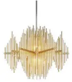  ?? CORBETT LIGHTING ?? Corbett’s Theory is a mid-century homage.