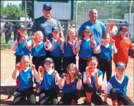  ?? SUBMITTED PHOTO ?? The under-10 Thunder pose after a tournament win in Moose Jaw June 3.