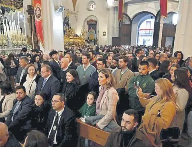  ?? RAFAEL GARCÍA REBOLLO ?? La parroquia de la Purísima Concepción abrió sus puertas para hermanos y devotos de Oración.