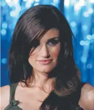  ??  ?? Actress/singer Idina Menzel.