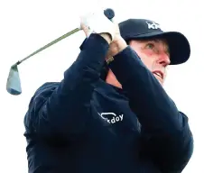  ?? — Reuters photo ?? Phil Mickelson during the first round Golf of the 148th Open Championsh­ip at the Royal Portrush Golf Club in Portrush, Northern Ireland in this July 18 file photo.