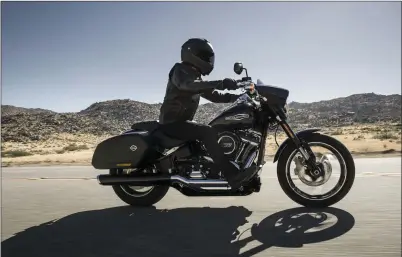  ??  ?? Harley-Davidson’s new Sport Glide.