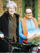  ??  ?? Timmy Mallett with Theresa May