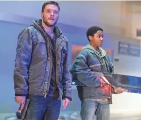  ?? MARKFIELD ALAN ?? Jack Reynor (left) and Myles Truitt play brothers in the thriller "Kin."