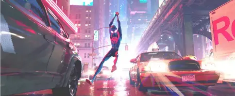  ??  ?? Miles Morales (Shameik Moore) in ‘Spider-Man: Into the Spider-Verse’. — Courtesy of Sony Pictures Animation
