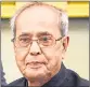  ??  ?? President Mukherjee has accepted most of the recommenda­tions made in the ninth report of the Committee of Parliament on Official Language. The report was submitted in 2011.