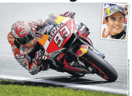  ??  ?? Marc Márquez dominierte im Qualifying und greift heute nach dem ersten Spielberg-Sieg