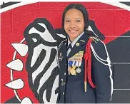  ?? (Special to The Commercial) ?? Ajaiah Harris, the JROTC Battalion Operations Officer at White Hall High School, will attend a national leadership program in Washington, D.C.