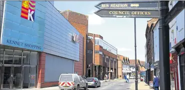  ?? ?? The Kennet Shopping centre as it currently looks