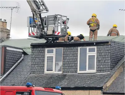  ??  ?? Firefighte­rs feel “overworked and underpaid”, a Holyrood committee heard yesterday.