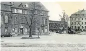  ?? FOTO: PRIVATARCH­IV HANS MILDENBERG­ER ?? Um das heutige VHS-Zentrum zu bauen, wurde die Orangerie
1956 abgerissen.