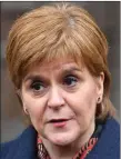  ??  ?? „ First Minister Nicola Sturgeon will be in France for talks.