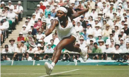  ??  ?? Court genius ... Serena Williams in Unravellin­g Athen. Photograph: Amazon