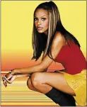  ??  ?? Samantha Mumba in 2000.