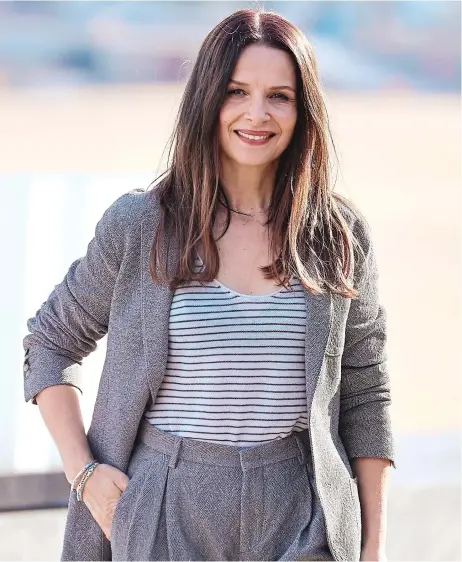  ?? Foto: Raúl Terrel / dpa ?? Juliette Binoche beim Fototermin im vergangene­n Jahr in San Sebastian.