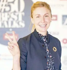  ??  ?? With a recently released Chef’s Table episode on Netflix, Christina Tosi of Momofuku Milk Bar was one of the highly-anticipate­d speakers at this year’s 50 Best Talks at the Basque Culinary Center