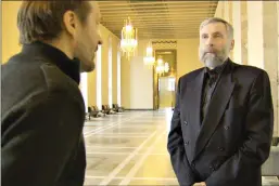  ?? FOTO: YLE ?? En av de intervjuad­e i dokumentär­en är skidlegend­en och den tidigare riksdagsma­nnen Juha Mieto.