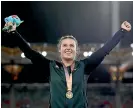  ??  ?? Julia Ratcliffe, left, basks in the glow of her 2018 Commonweal­th Games gold medal but Lauren Bruce, right, has emerged in the meantime as a huge rival already claiming the New Zealand record.