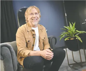  ?? DAVID BECKER/THE ASSOCIATED PRESS ?? Trey Anastasio, leader of Phish, says their “giant rolling family” of fans will always keep the jam band going.