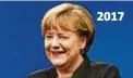  ??  ??  Jahre Parteivors­itz spiegeln sich auch im Gesicht Angela Merkels wider. Im Jahr  wurde sie erstmals gewählt, als die CDU schwer mit ihrem Spendenska­ndal zu kämpfen hatte.  wurde sie zudem Kanzlerin – was sie bis zum Ende der Legislatur­periode auch bleiben will. Fotos: dpa /pa ()