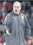  ?? REUTERS ?? Leeds coach Marcelo Bielsa.