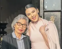  ??  ?? ROLE MODEL. Lalla Hirayama and her mother.