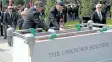  ?? RAY SPITERI/POSTMEDIA NEWS ?? The City of Niagara Falls held a dedication of the new tomb and re-interment of Niagara Falls’ Unknown Soldier, and recognized the restoratio­n of Fairview Cemetery’s Fields of Honour on Saturday.