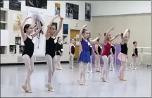  ?? FILE PHOTO/LAUREN HALLIGAN - MEDIANEWS GROUP ?? Young dancers show their skills during a 2019 audition to dance with the New York City Ballet.