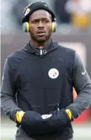  ?? AP PHOTO ?? BROWN: Steelers receiver posts coach’s postgame comments on Facebook Live.