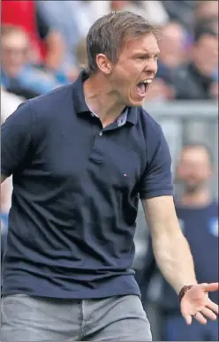  ??  ?? DE MODA. Julian Nagelsmann, técnico del Hoffenheim.