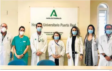 ?? D.C. ?? Profesiona­les que participan en el programa del Hospital de Puerto Real.